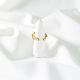 Minimalist Layered Open Ring in Gold/Silver