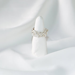 Minimalist Layered Open Ring in Gold/Silver