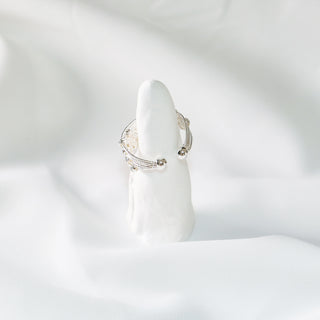 Minimalist Layered Open Ring in Gold/Silver