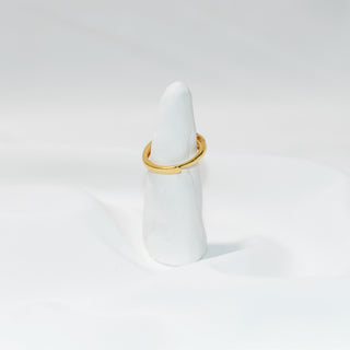Gold Four Leaf Clover Windmill Flower Ring – Elegant Crystal Statement Ring for Women