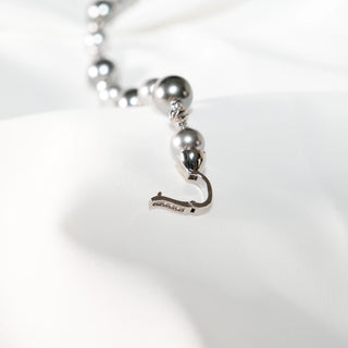 Tahitian Pearl & Cubic Zirconia Bracelet –  Elegant Toggle Clasp