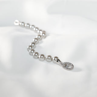 Pearl & Cubic Zirconia Bracelet | Elegant Minimalist