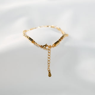 Gold Plated Chinese Fortune Charm Bracelet