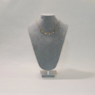 Gold Plated Colorful Charm Necklace – Boho Lucky Charms Pendant