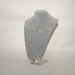 Gold Prayer Wheel Pendant Necklace – Boho Tibetan Style Jewelry