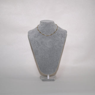 Vintage Braided Baby Bead Necklace in Sterling Silver