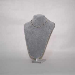 Vintage Braided Baby Bead Necklace in Sterling Silver