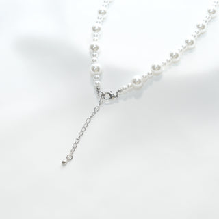 Cat Mother-of-Pearl & Pearl Necklace | Elegant Choker