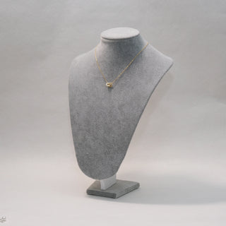 Sterling Silver 14K Gold Plated Daisy Double Circle Necklace – Minimal CZ Pendant for Women