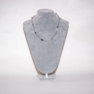 Dainty S925 Sterling Silver Pearl & Mother of Pearl Clover Necklace 52cm Elegant Beaded Chain Jewelry Gift for Women