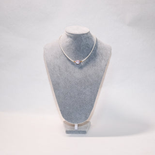Baroque Freshwater Pearl Necklace Iridescent Vintage Victorian Minimal Gold Accent Choker Elegant Gift for Women