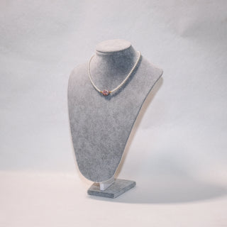 Baroque Freshwater Pearl Necklace Iridescent Vintage Victorian Minimal Gold Accent Choker Elegant Gift for Women