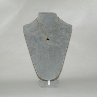 Dainty Tiger’s Eye Gold-Plated Pendant Necklace for Women