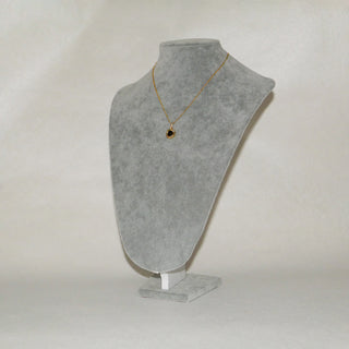 Dainty Tiger’s Eye Gold-Plated Pendant Necklace for Women