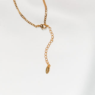 Gold-Plated Sterling Silver Tiger's Eye Halo Necklace with CZ