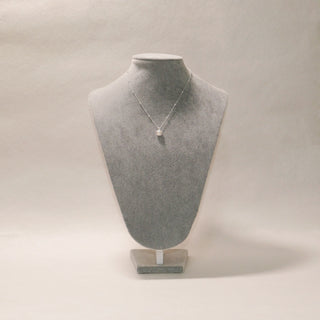 Dainty 925 Sterling Silver Pearl-in-Shell Pendant Necklace