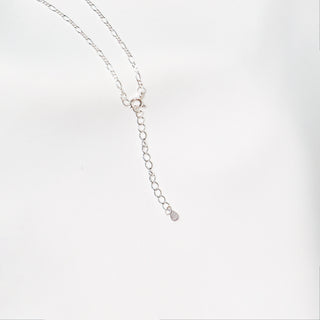 Rainbow CZ Crescent Moon Necklace in 925 Sterling Silver