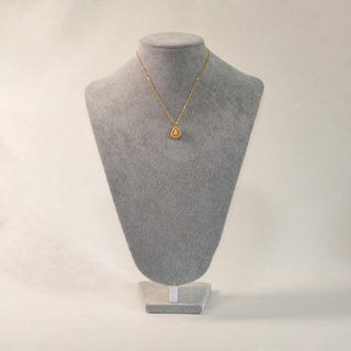 Gold-Tone Lucky Gourd Filigree Pendant Necklace