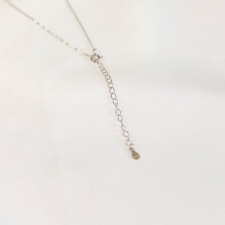 Blue Tears Sterling Silver Teardrop Drop Necklace