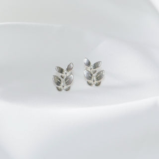 999 Silver Butterfly Stud Earrings – Elegant & Delicate