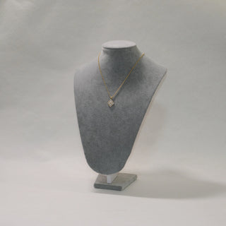 Gold-Plated Clover Mother of Pearl Necklace & Bracelet Set