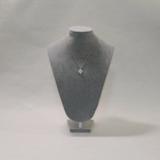 Gold-Plated Clover Mother of Pearl Necklace & Bracelet Set