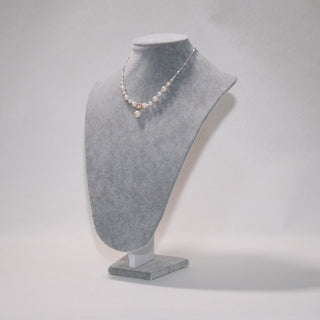 Pink Chalcedony & Pearl Jewelry Set | Necklaces, Bracelets & Ring