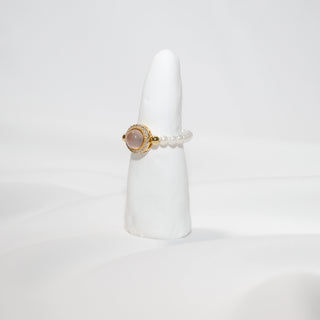 Pink Chalcedony & Pearl Jewelry Set | Necklaces, Bracelets & Ring