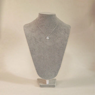 Blue CZ Bow Seashell Earrings & Necklace