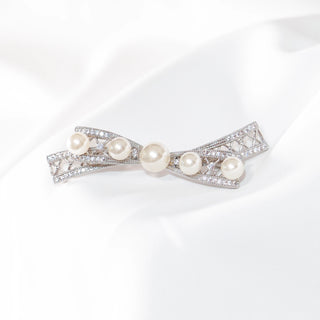 Double-Layer Hollow Bow Brooch