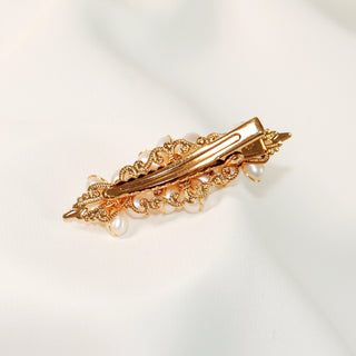 Freshwater Baroque Pearl Floral Hair Clip