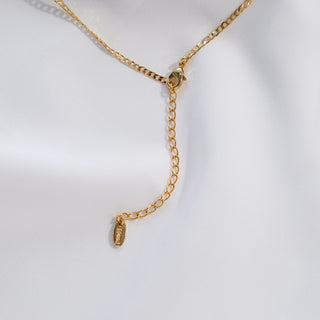 Golden Tiger Eye Pendant Necklace with Cubic Zirconia & Adjustable Chain