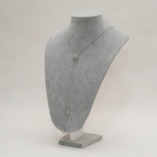 Snowflake Pendant Necklace with Cubic Zirconia