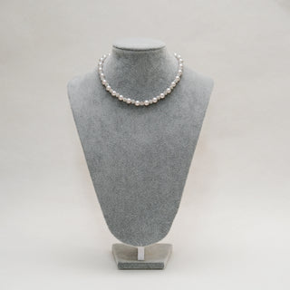 Romantic Pearl & Zircon Necklace Bracelet Set