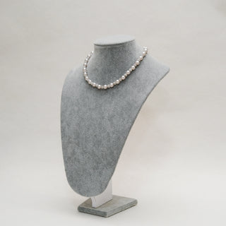 Romantic Pearl & Zircon Necklace Bracelet Set