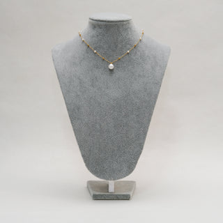 Gold Pearl Necklace | Gold Plated Chain