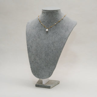 Gold Pearl Necklace | Gold Plated Chain